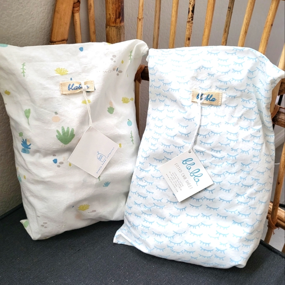 Blabla Kids 100% Pima Cotton Fitted Crib Sheet (2)